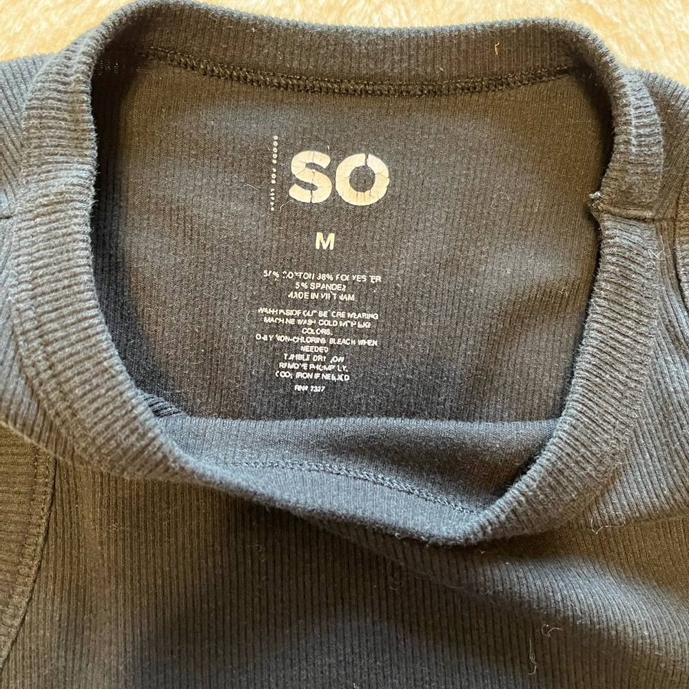 High Neck Black Tank